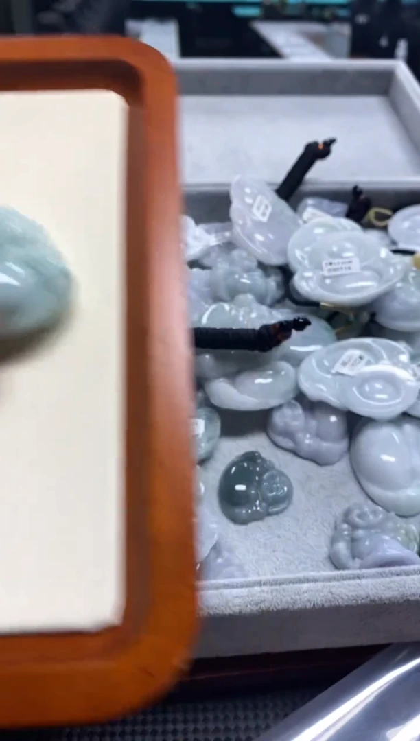 翡翠未镶嵌项链天然缅甸A货翡302