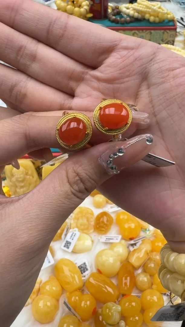 未镶嵌戒指南红玛瑙XD973