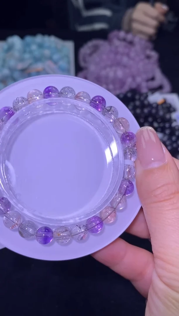 未镶嵌手链水晶超七单圈-A06-多样性发其一