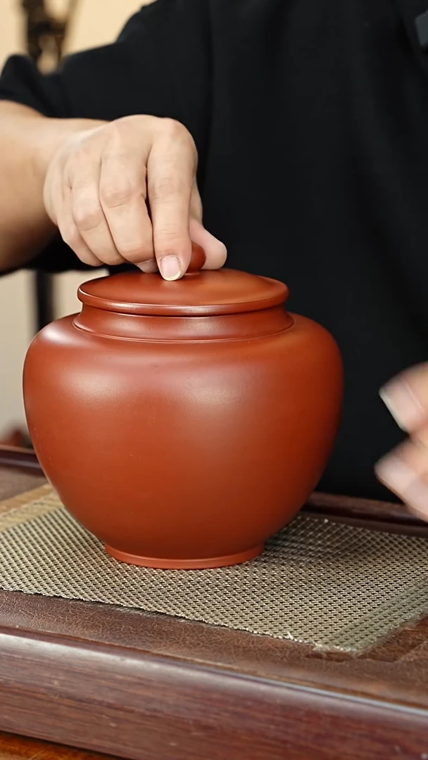 宜兴原矿紫砂茶叶罐