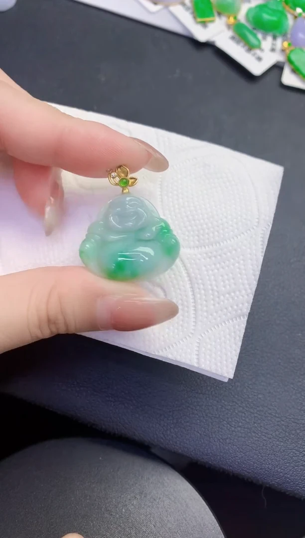 颈饰未镶嵌翡翠缅甸天然翡翠A货