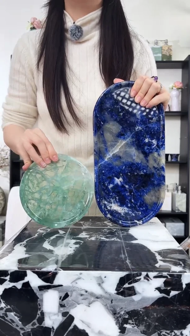 石材?***光绿水晶020+景泰蓝15*30