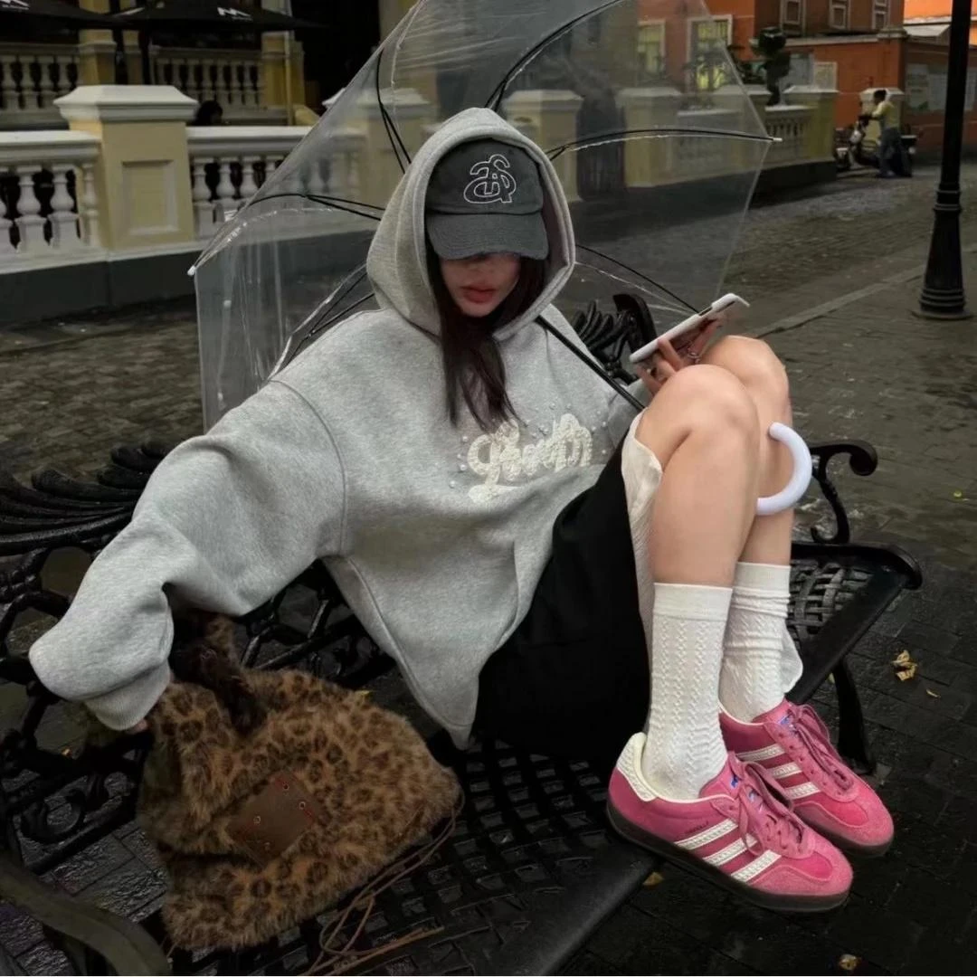 2025新款德训鞋男女情侣款休闲板鞋红色百搭户外训练复古阿甘鞋