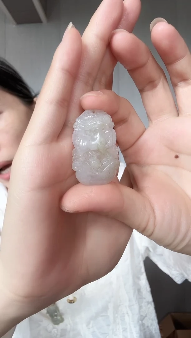 翡翠未镶嵌颈饰翡翠A货生肖羊