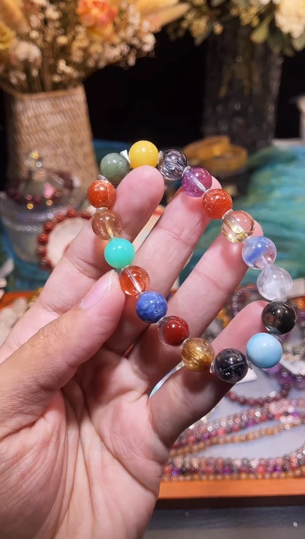 未镶嵌手串水晶多宝水晶单圈10n+