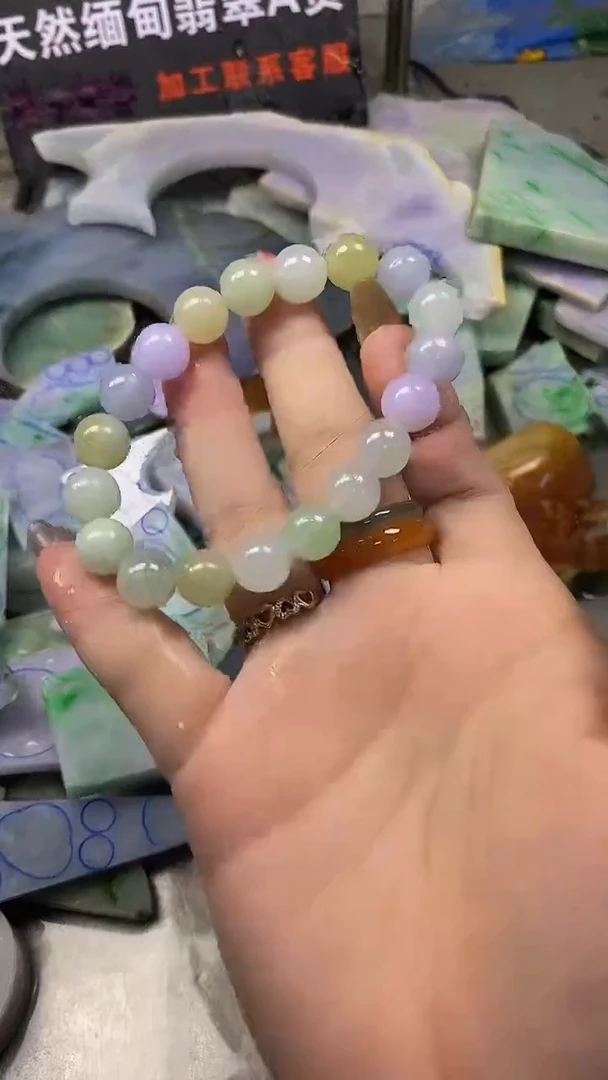 散珠翡翠天然缅甸翡翠A货394