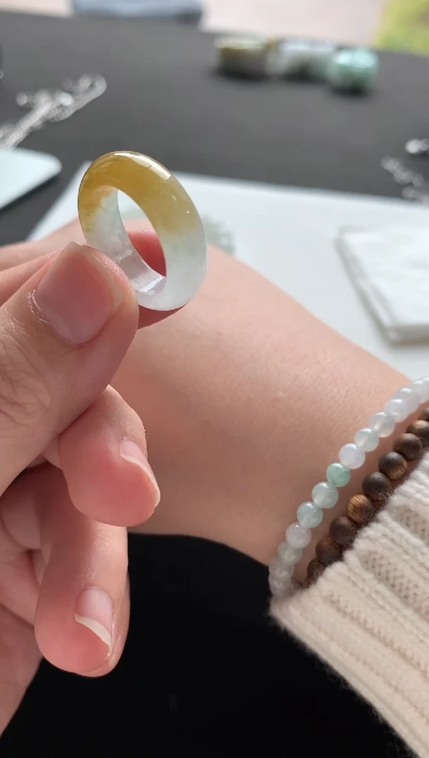 未镶嵌戒指翡翠13号戒指F1675-301