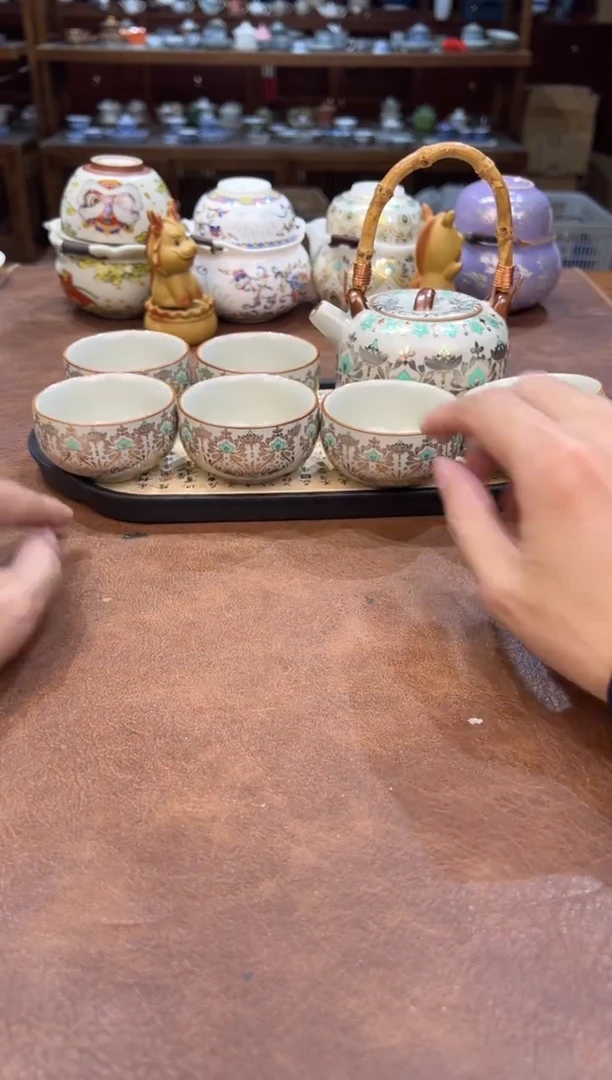 真的很便宜会开片的旅行茶具