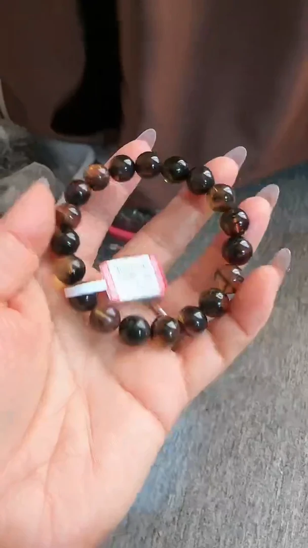 【闪购商品】琥珀手链未镶嵌规格10微瑕翁珀手串#39