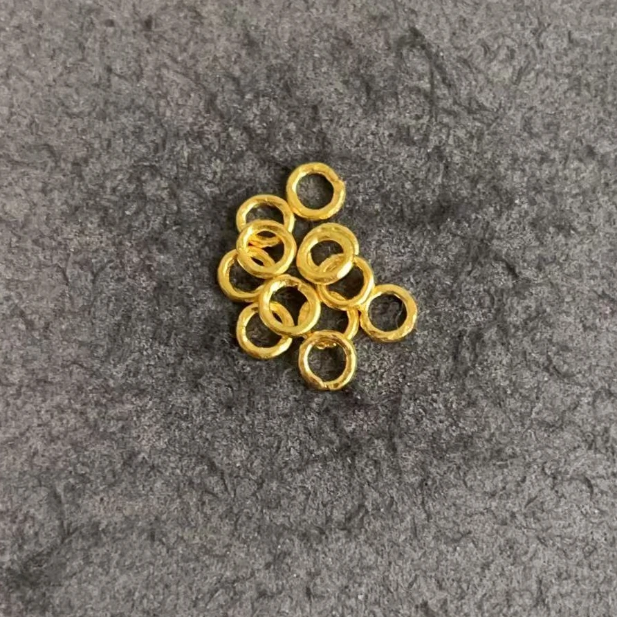 足金999 卡5锤纹实心盘缠