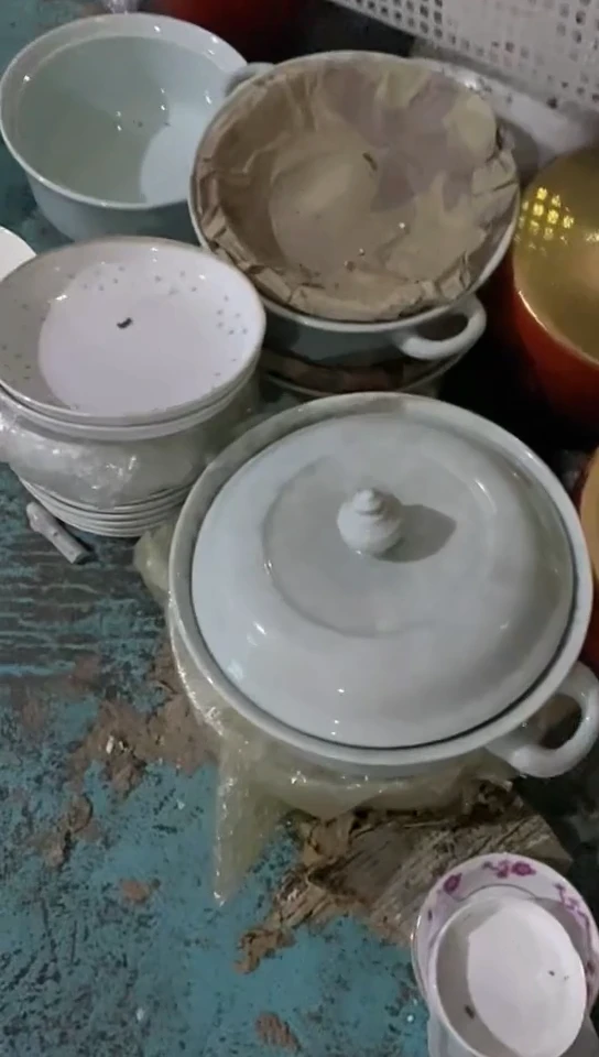 【闪购商品】影青釉纯色双耳大品锅