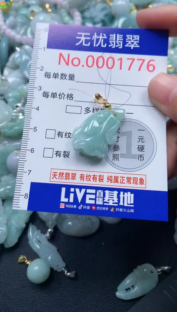 颈饰未镶嵌翡翠1776