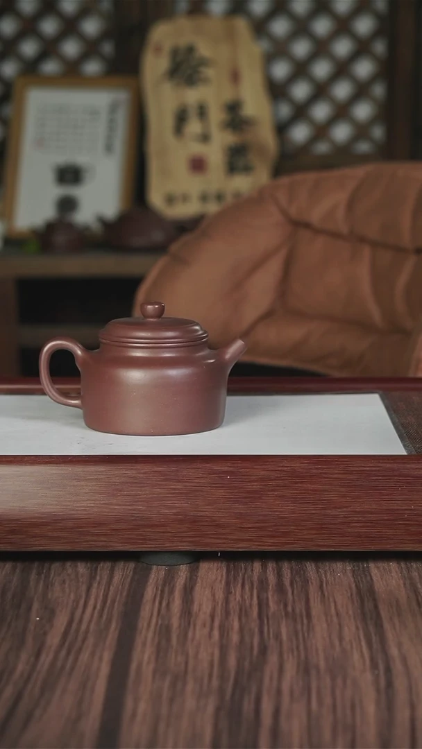 【闪购商品】紫砂茶壶孤品 紫泥 德钟