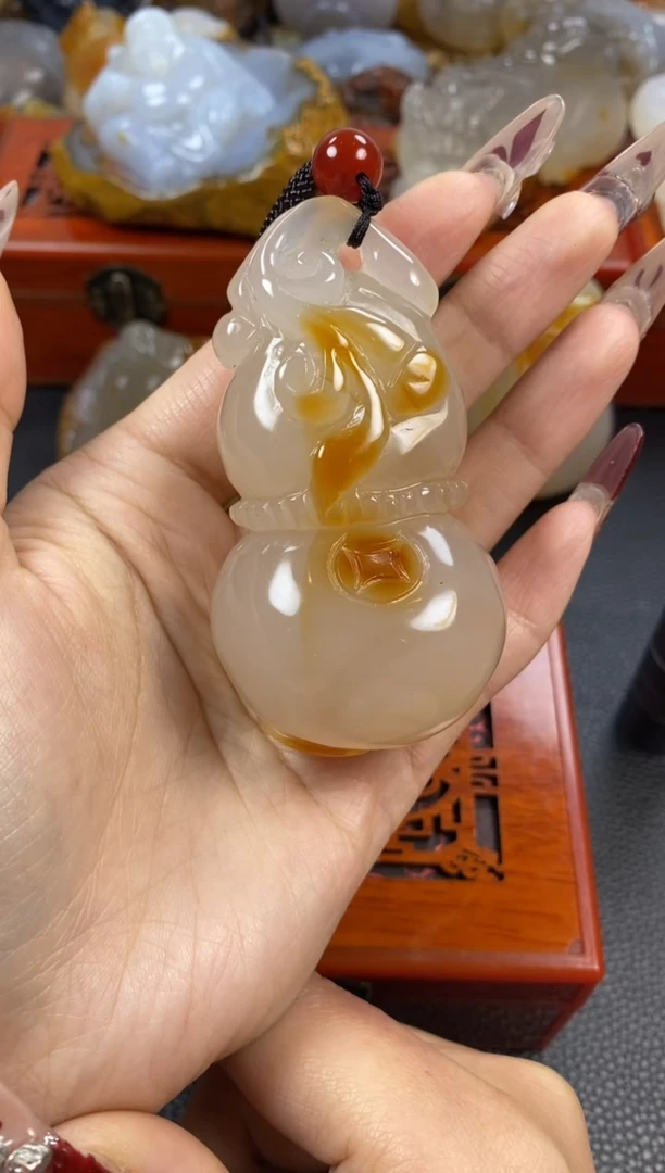 【闪购商品】玛瑙/玉髓手把未镶嵌1