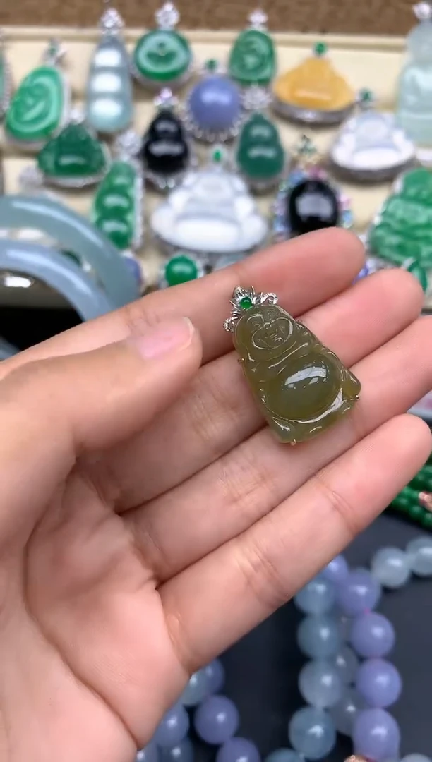 【闪购商品】翡翠颈饰18K金镶嵌221-中国好珍宝
