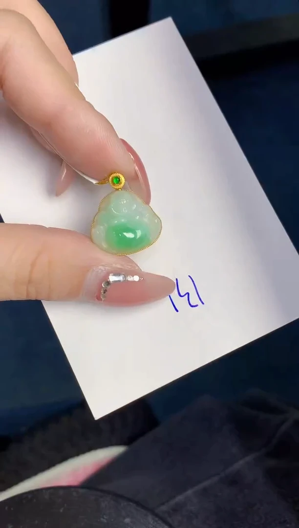 【闪购商品】翡翠颈饰18K金镶嵌000000000