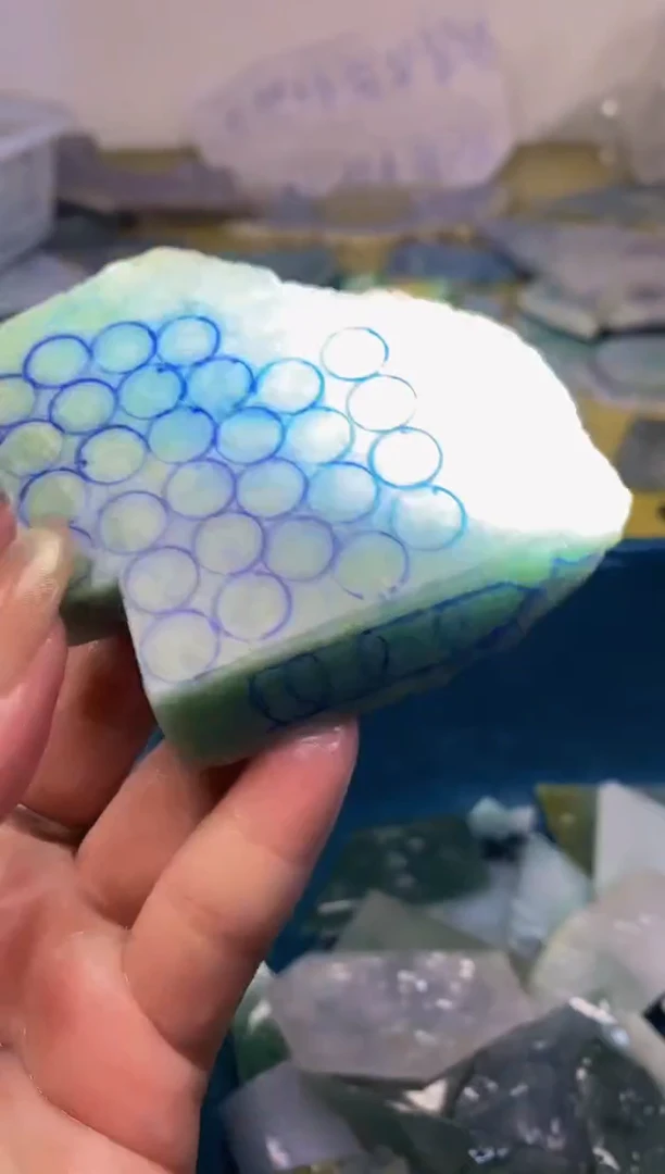 散珠翡翠天然缅甸翡翠A货675