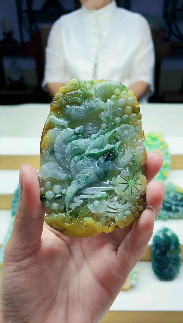 未镶嵌定制翡翠毛货09120289