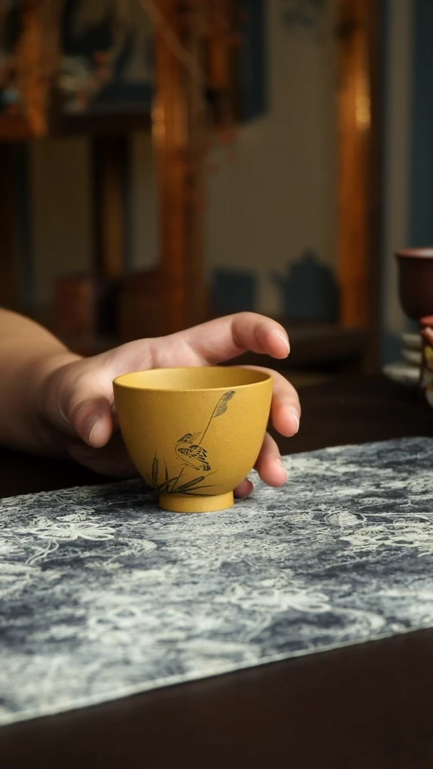茶杯紫砂27号宜兴紫砂原矿作品