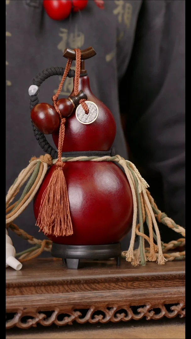 115号精品天然大漆酒葫芦一物一拍~