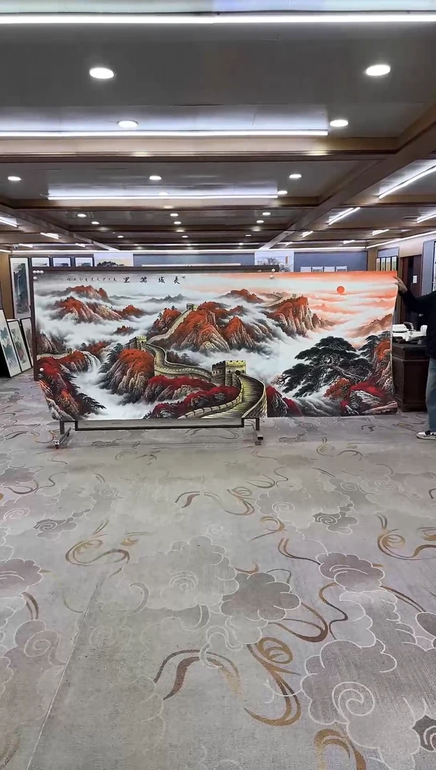 绘画Y-王红兵-大丈二-山水画