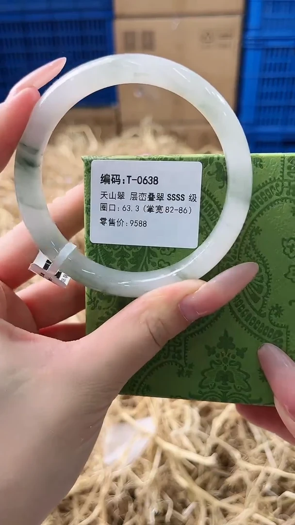 未镶嵌手镯石英质玉T-0638