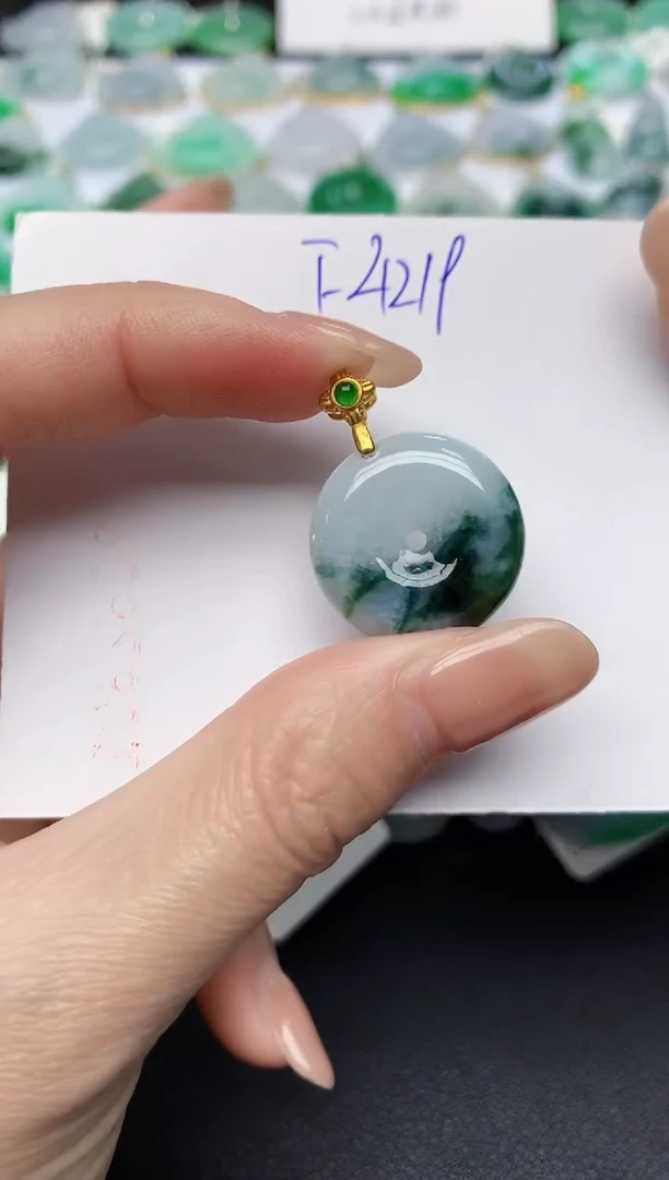 颈饰未镶嵌翡翠天然缅甸A货翡翠百元以上9元证书费自理