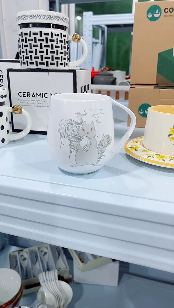 瓷片日用陶瓷（简装）杯子一个