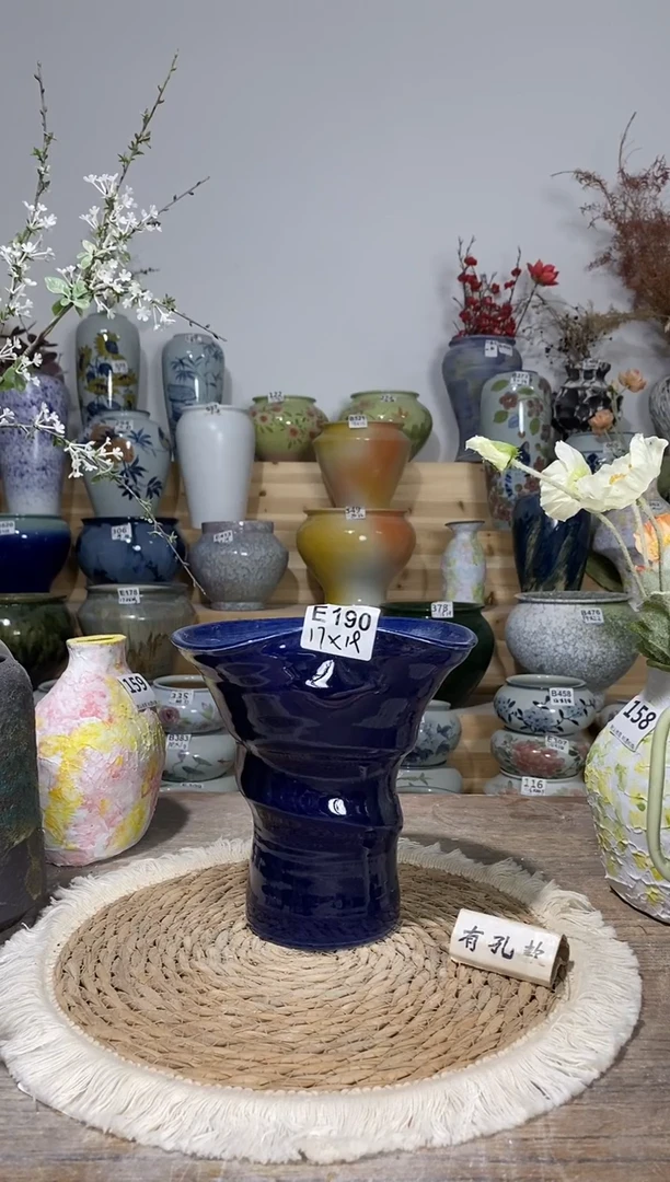 景德镇瓷韵陶瓷花盆   手工制品 完美主义者慎拍 E190