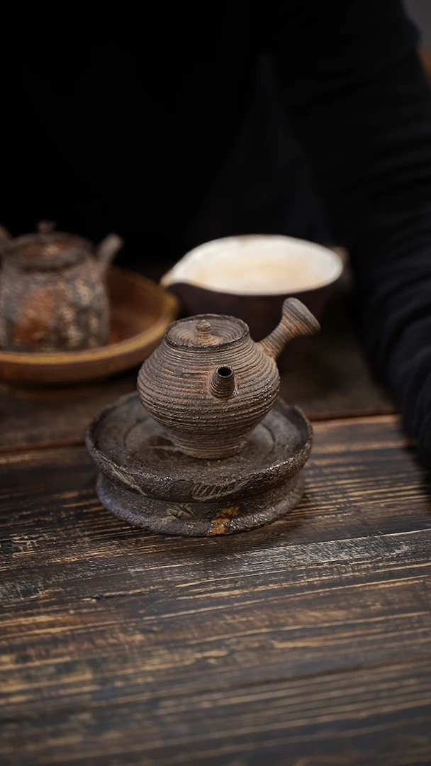 全手工制作 南蛮侧把壶