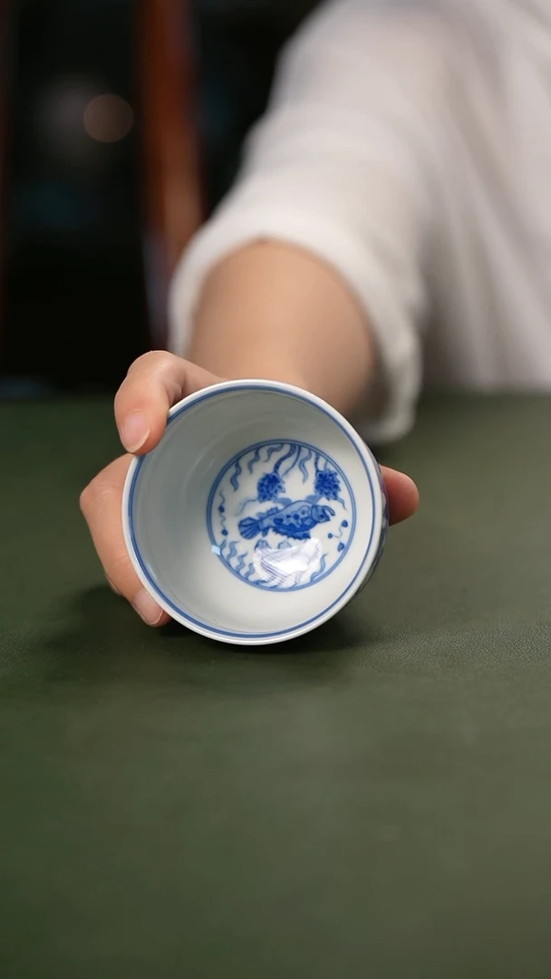 纯手工手绘陶瓷景德镇微瑕