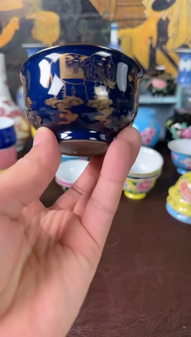 茶叶罐景德镇陶瓷杯子