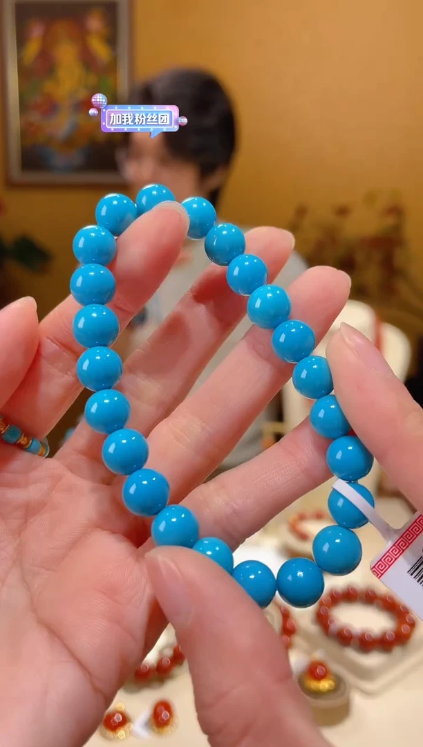 未镶嵌绿松石手串12@@ZY51031028