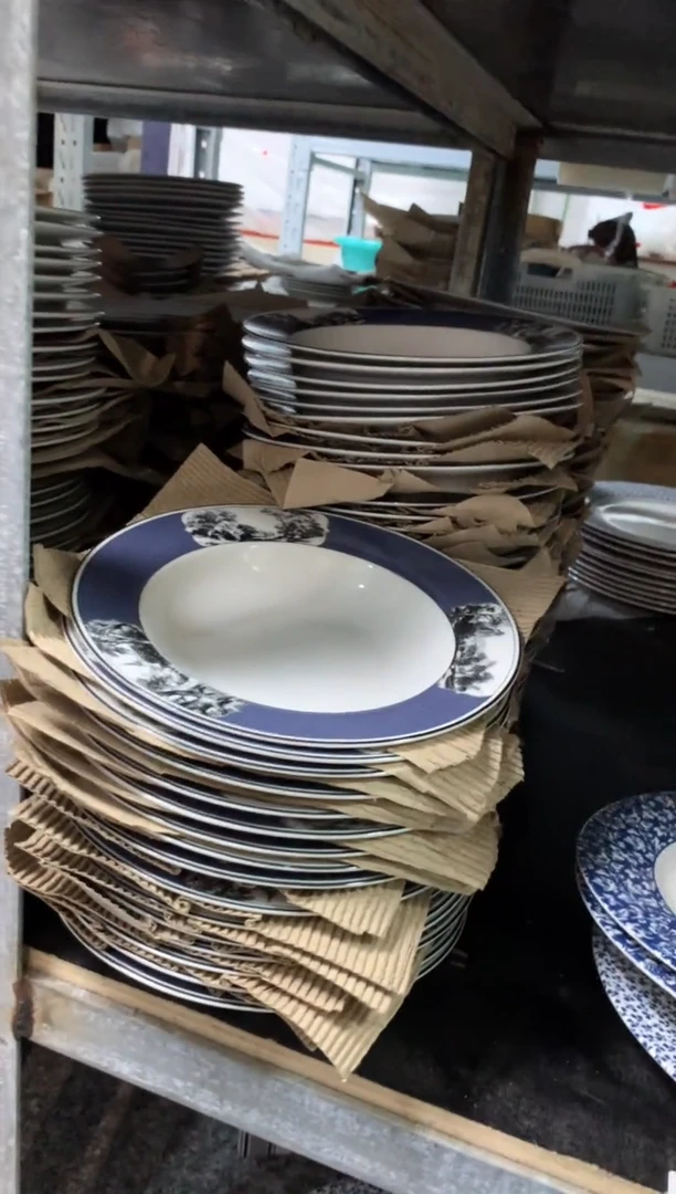 瓷陶瓷原单CC037餐具5个