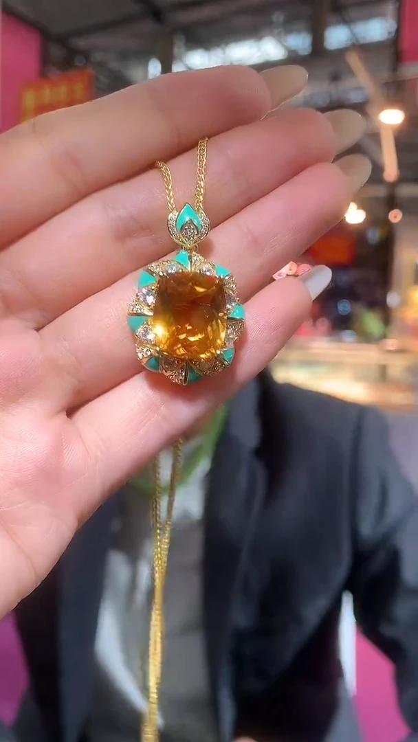 颈饰银S925镶嵌水晶【宝石世家严选】