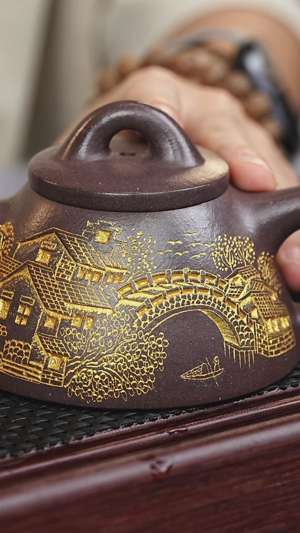 茶壶紫砂宜兴原矿紫砂作品