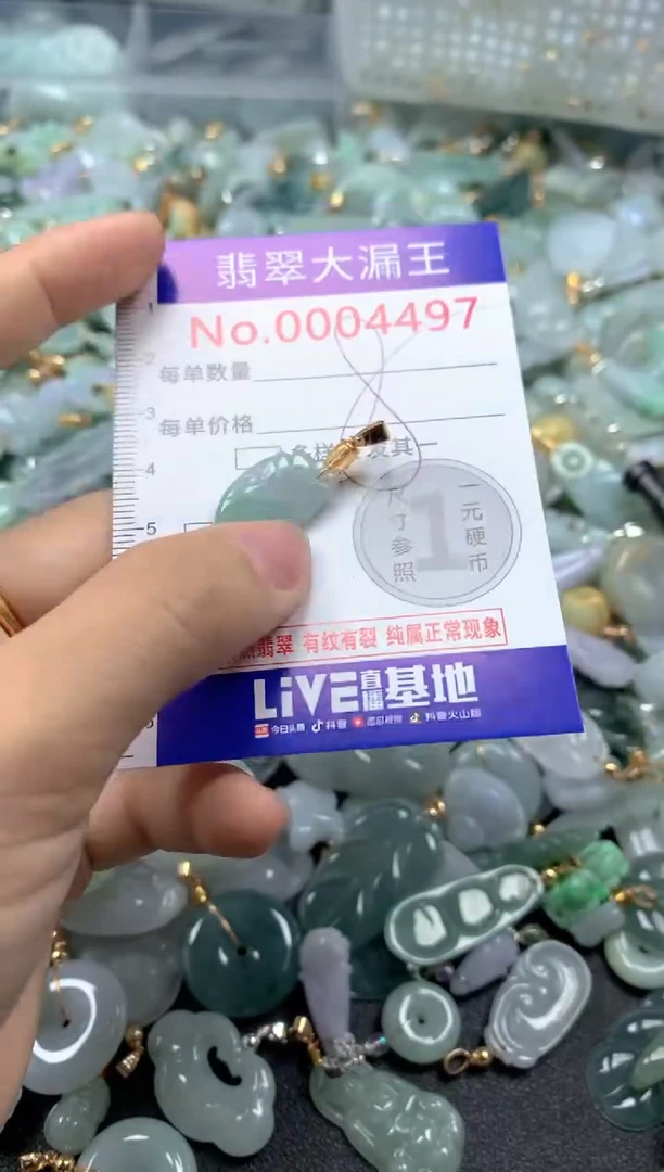 颈饰未镶嵌翡翠4497
