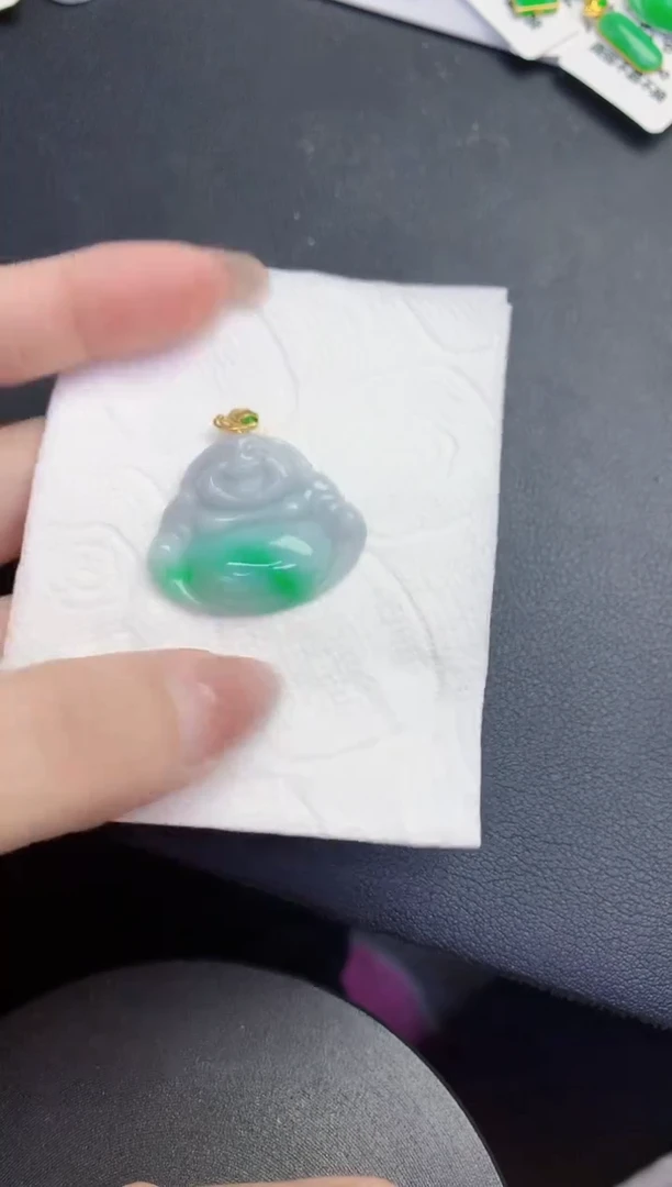 颈饰未镶嵌翡翠缅甸天然翡翠A货