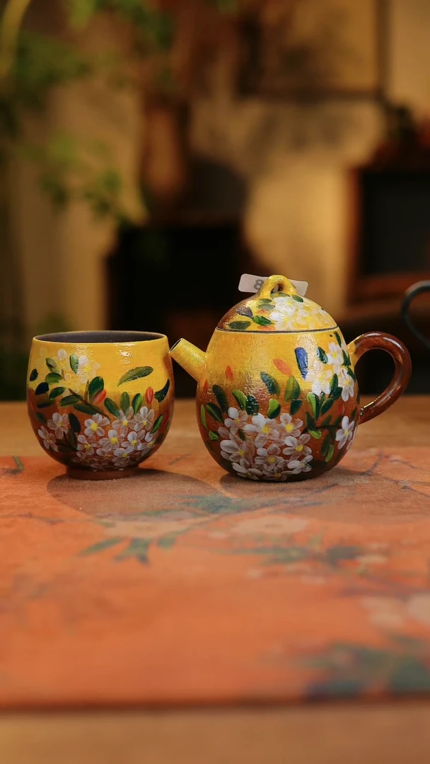 【闪购商品】瓷片1108景德镇手工手绘釉下彩高温瓷