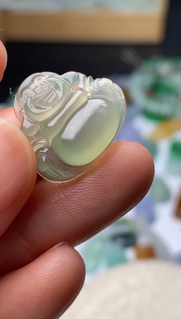 定制翡翠未镶嵌毛货翡翠~