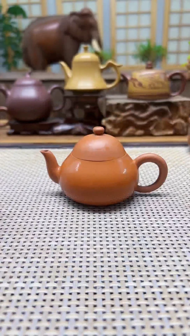 【闪购商品】 原矿 朱泥 全手 三湾梨微暇120cc