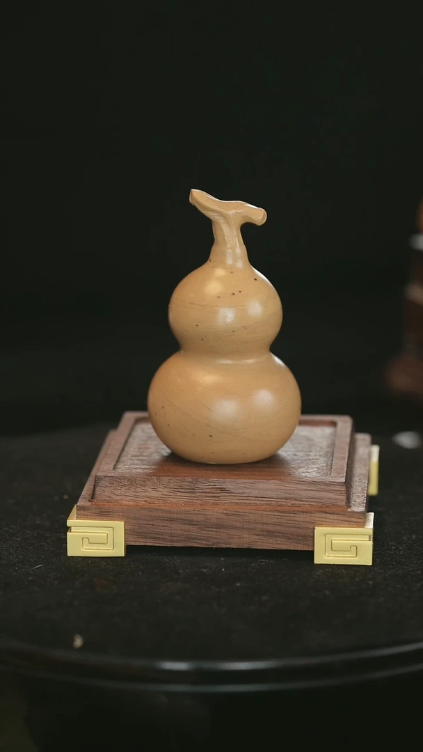 【闪购商品】寿山石高山黄福禄双全手把件摆件