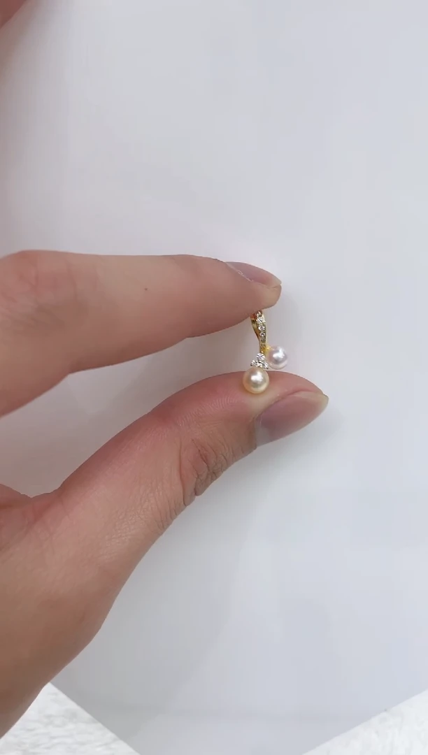 【闪购商品】海水珍珠吊坠(不含链)银S925镶嵌海水珍珠吊坠