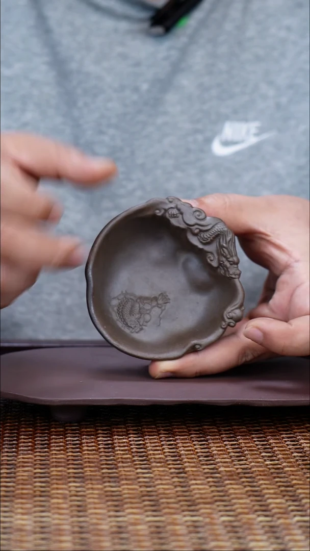 茶壶紫砂汀禾紫砂柴烧主人杯