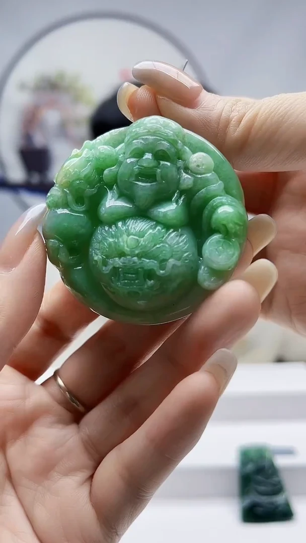 未镶嵌定制翡翠毛货挂件多样性发其一34