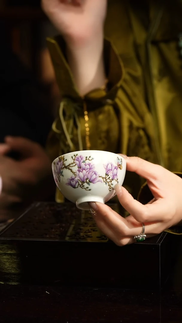 【闪购商品】Z溢珍堂预售7天先发茶巾紫玉兰杯