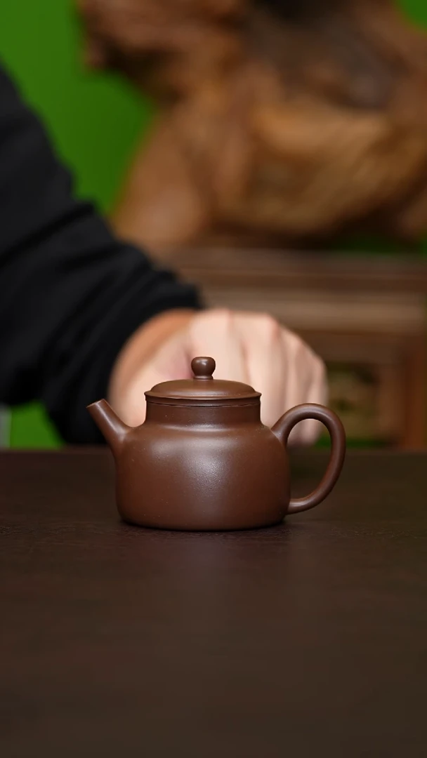 茶壶紫砂宜兴原矿   老紫泥  言心  150CC