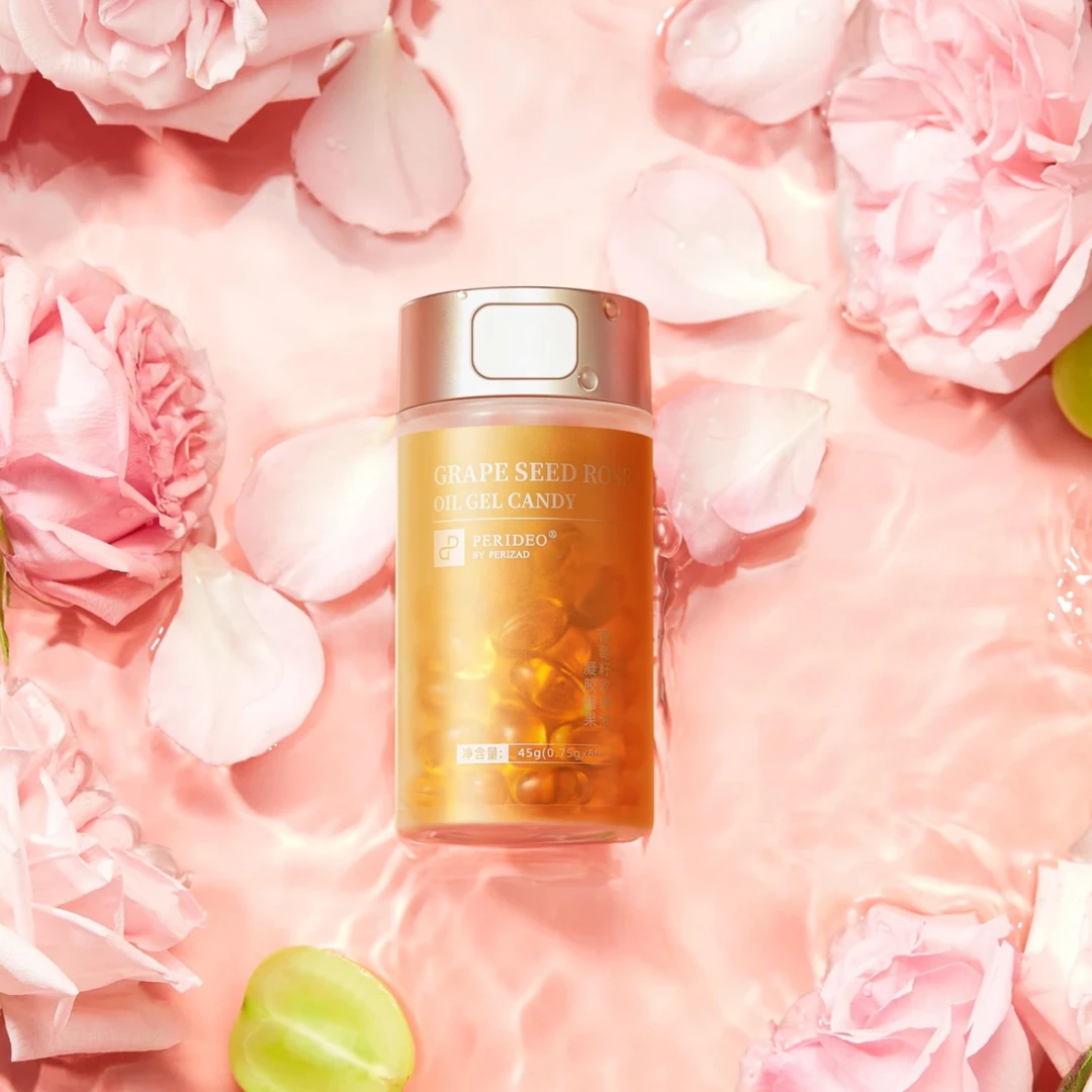 PERIDEO葡萄籽玫瑰胶囊糖果kapsul