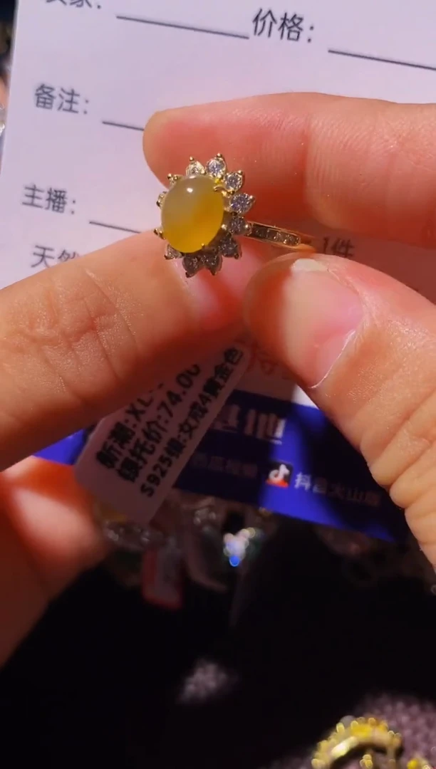 翡翠戒指银S925镶嵌@**@.................