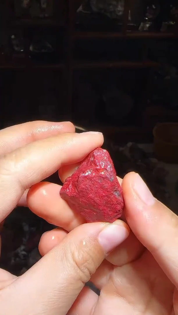 天然辰砂朱砂毛料33